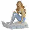 Figurine Sirène assise - 17 cm