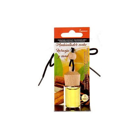 Désodorisant voiture parfum Orange et Cannelle 7 ml