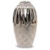 Vase doré en céramique - 25,5 cm