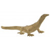 Figurine déco Lézard doré - 53 cm