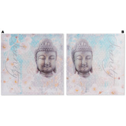 Tableau toile zen Bouddha - 50 x 50 cm