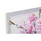 Tableau toile Fleurs roses - Romantique - 90 x 30 cm