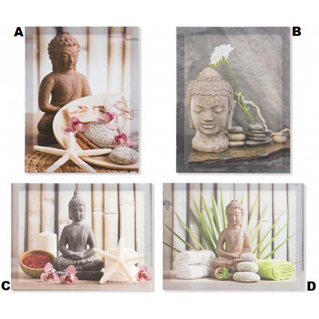 Tableau toile Zen SPA Bouddha - 40 x 30 cm