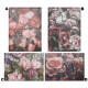 Cadre toile Fleurs Roses - 70 x 50 cm