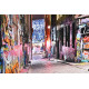 Tableau toile Graffiti - 90 x 30 cm