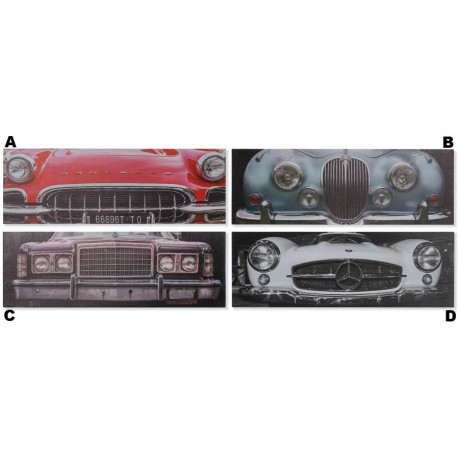 Cadre toile Voiture vintage - 90 x 30 cm