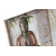 Tableau toile zen Bouddha - Galet - 90 x 30 cm