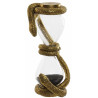 Sablier figurine Serpent doré - 22 cm