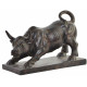 Statuette taureau noir de Wall Street - 32 cm