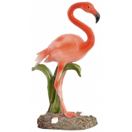 Figurine Flamant rose déco - 22 cm