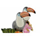 Figurine Toucan déco sur socle - 32 cm