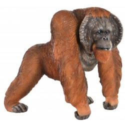 Statuette Orang outan déco - singe - 32,5 cm