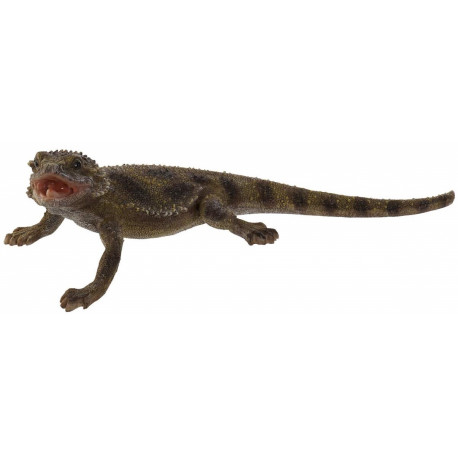 Statuette Lézard marron déco  - 32 cm