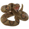 Statuette Serpent marron déco - 20 cm