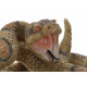 figurine Statuette Serpent marron déco - 20 cm