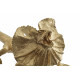 Figurine statuette déco Lézard à collerette doré - 28 cm