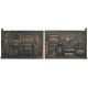 Décoration murale métal Objets Maison - vintage rétro - Nature morte - 60 x 40 cm