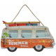 Tableau bois Van vintage - surf - 52 x 44,5 cm