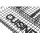 Range couverts pour tiroir  design " CUISINE " métal - 32 x 26 cm