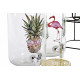 Set de 2  Bocaux avec robinet - Distributeurs de boissons 3 L décor Tropical sur support