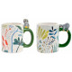 Lot de 2 mugs figurine Paresseux 3D en céramique