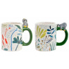 Lot de 2 mugs Paresseux 3D en céramique