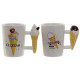 mug glace dessert 3D en céramique