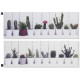 Cadre toile Cactus dans pot - 90 x 30 cm