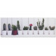 Cadre toile Cactus dans pot - 90 x 30 cm