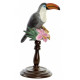 Figurine Toucan déco sur socle - 32 cm