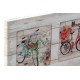 Porte Manteau mural en bois Vélo - Romantique - Campagne - 40 x 26 cm