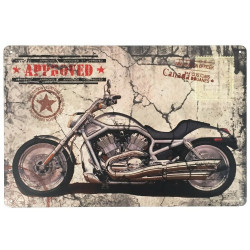 Plaque murale métal Moto - vintage
