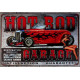 Plaque murale métal Voiture - Pin up - Garage - vintage - 30 x 20 cm