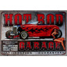 Plaque murale métal Voiture - Pin up - Garage - vintage - 30 x 20 cm