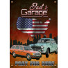 Plaque murale métal relief Garage - Voiture - USA - vintage - 40 x 30 cm