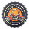 Décoration murale métal Capsule Moto - Garage - vintage - 40 cm