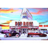 Plaque murale métal Pep Boys - Garage - vintage - 30 x 20 cm