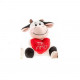 Peluche Animaux avec coeur - 14 cm