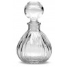 Bouteille à liqueur en verre strié - 12,5 cm