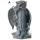 Bougeoir colonne gothique figurine Dragon