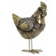 Statuette Coq doré - 24,5 cm