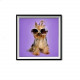 Cadre 3D Chien - Chiot humour - 33 cm