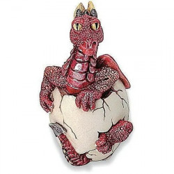 Figurine bébé Dragon dans oeuf
