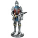 Figurine chevalier avec armure en résine