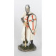 Figurine Chevalier Templier épée et bouclier - 21 cm