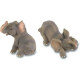 Lot de 2 figurines Eléphant en résine