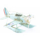 Réplique Avion ancien en métal - 16 cm