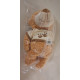 Peluche Ours avec pull - 26 cm