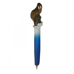 Stylo figurine Morse en résine