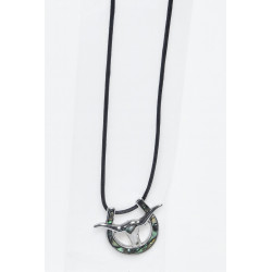 Collier Crâne de Bison Fer à Cheval - Cowboy - Western